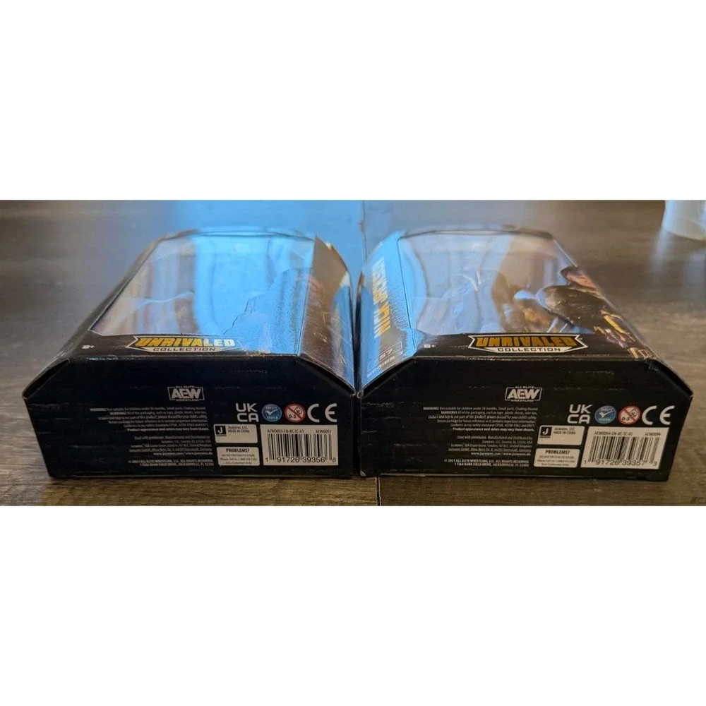AEW Unrivaled Series 7 The Young Bucks Matt & Nick Jackson Action Figure Set